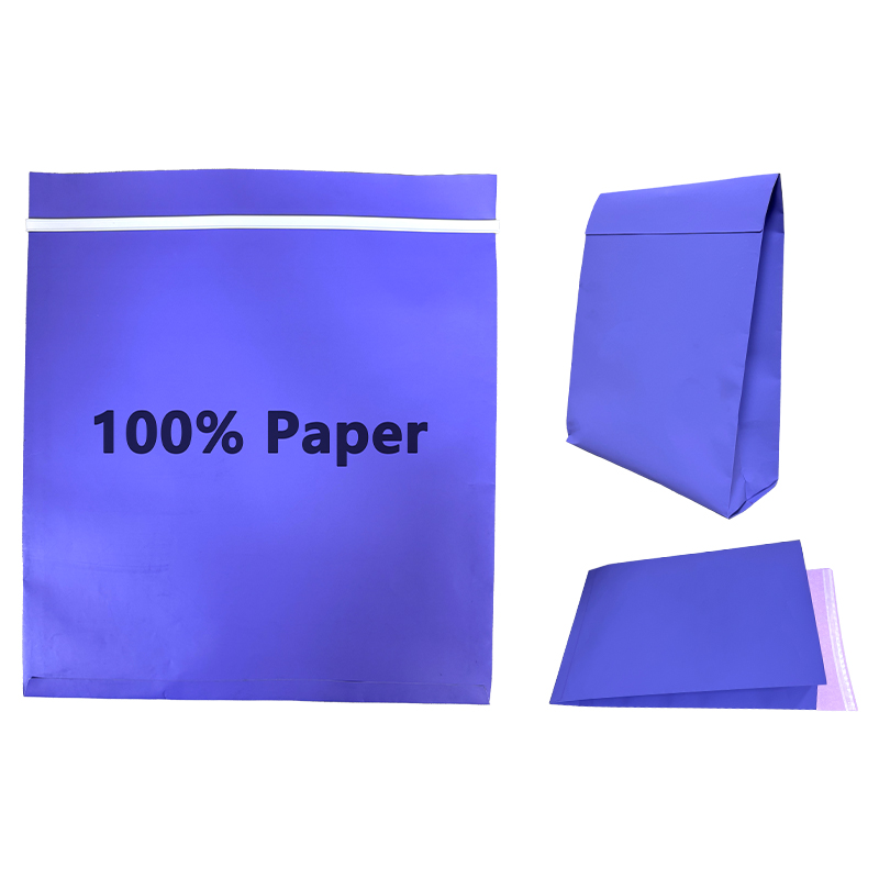 Zeal X lancia sacchetti di carta riciclata a soffietto laterale per spedizioni sostenibili ad alta capacità