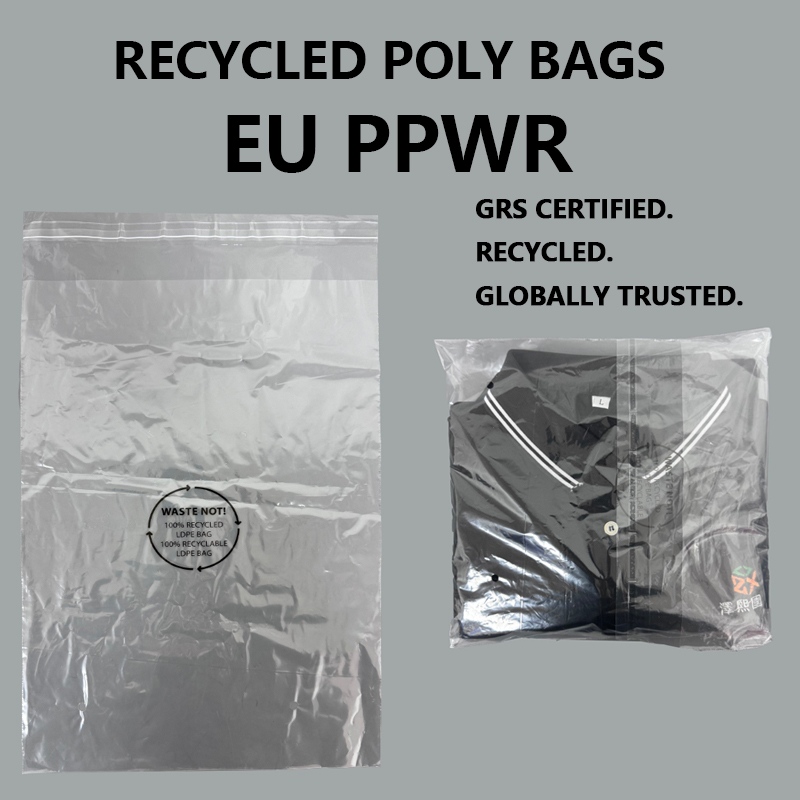 Zeal X lancia sacchetti in polietilene LDPE riciclato per l'imballaggio di abbigliamento mentre entra in vigore il PPWR dell'UE