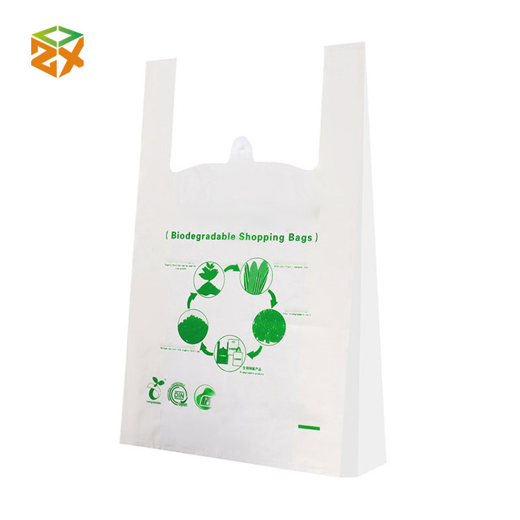 Borse per magliette in plastica biodegradabile