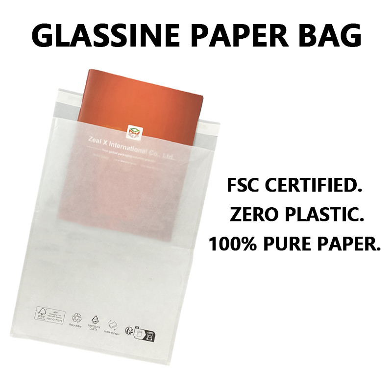 Sacco di carta glassine certificato FSC per imballaggi sostenibili