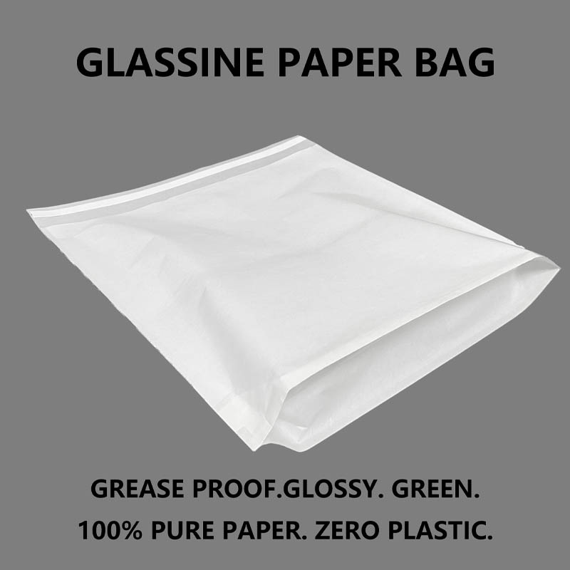 Busta di carta glassine con soffietto inferiore