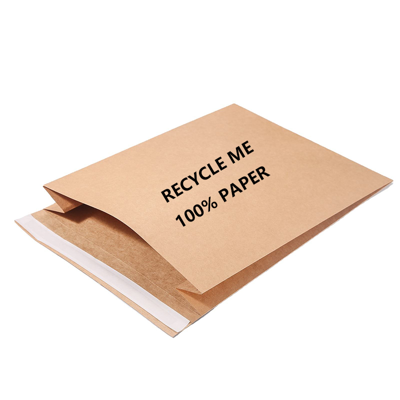 Buste postali in carta riciclata con soffietto laterale